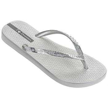 Papuci Ipanema Dama Glam Pantofi Argintii România FQ8567423